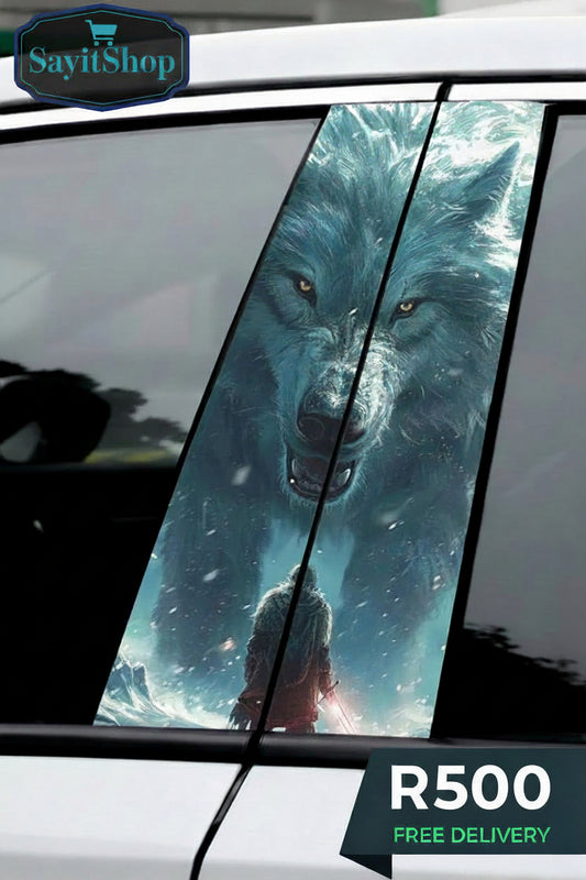 Wolf 2Pcs B-Pillar Trim Cover