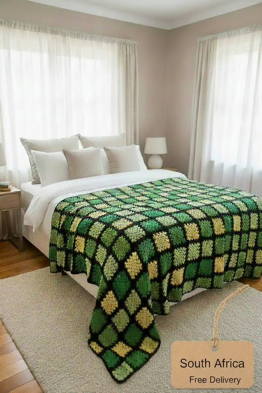 Hand made crochet Queen size