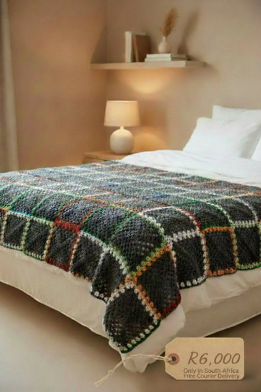 Hand made crochet Double Bed