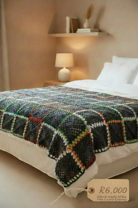 Hand made crochet Double Bed