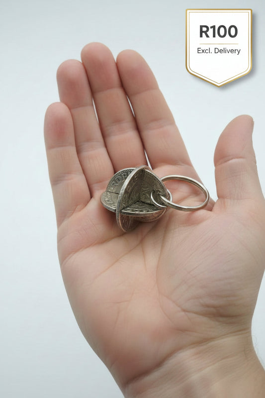 Rust-Proof Coin Keyrings — 5-Pack | Handcrafted Everyday Carry