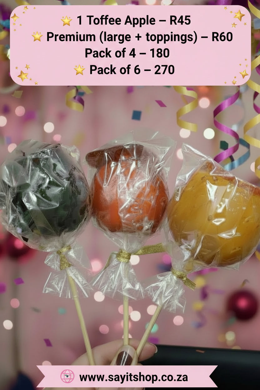 Crack & Crunch Toffee Apples