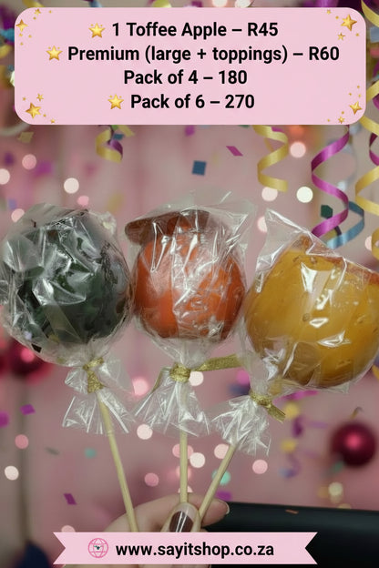 Crack & Crunch Toffee Apples