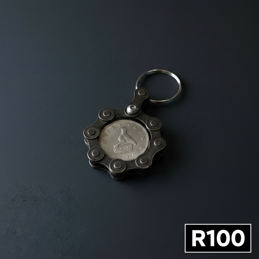 Rust-Proof Coin Keyrings — 5-Pack | Handcrafted Everyday Carry