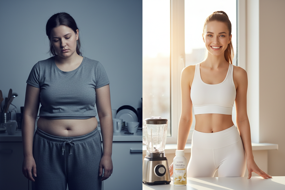 Lifestyle Shake Before & After Transformation