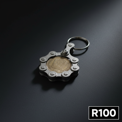 Single Coin Keyring