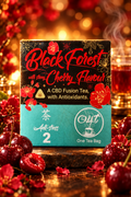 Individual Tea Bag – Just Black – Black Forest Cherry CBD